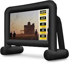16ft Inflatable Movie Screen Outdoor Projector Screen with Built-in IP68 Blower